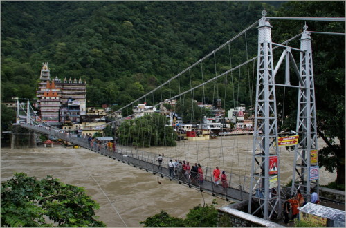 Uttrakhand : Rishikesh località Laxmann Jhula