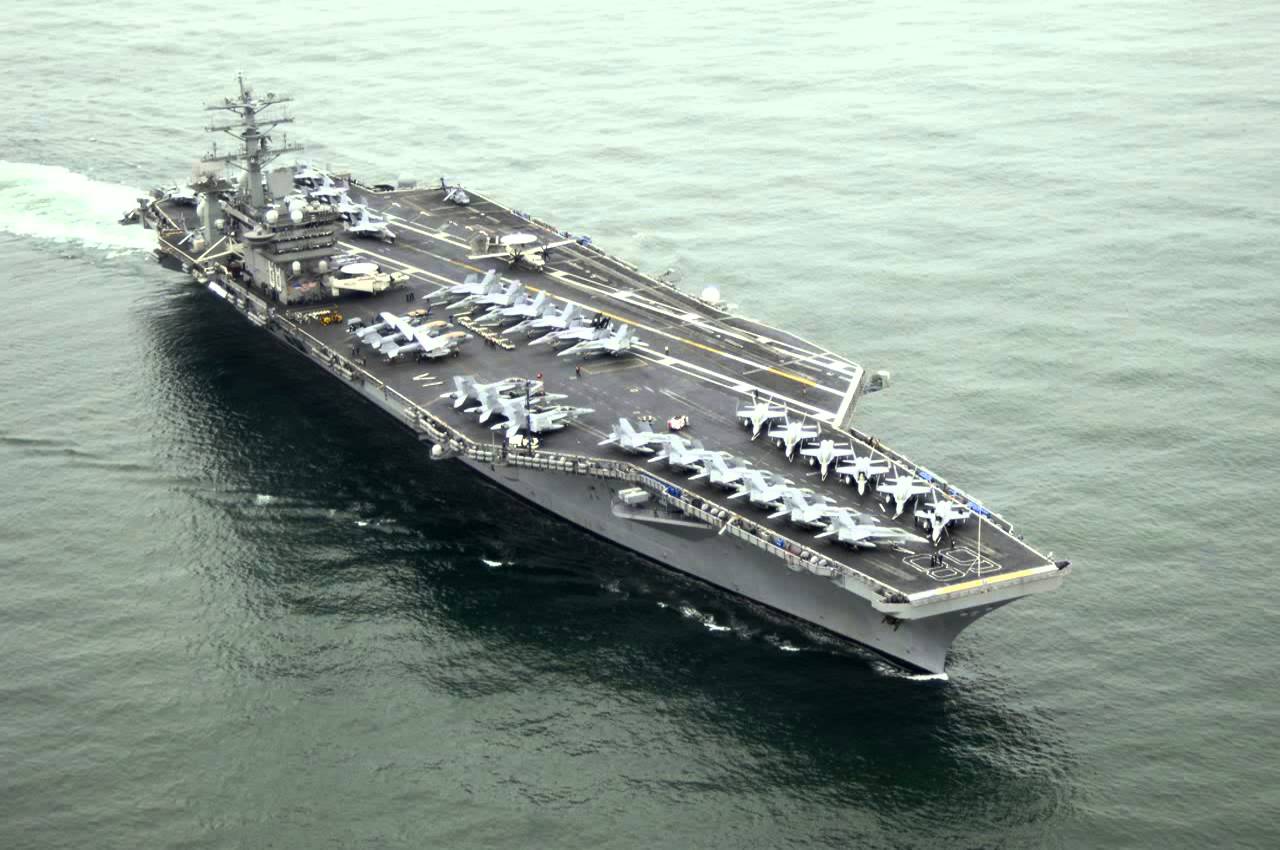 Il gruppo navale della portaerei Nimitz viene reindirizzato per contribuire, se necessario  ad un probabile attacco degli Stati Uniti contro la Siria